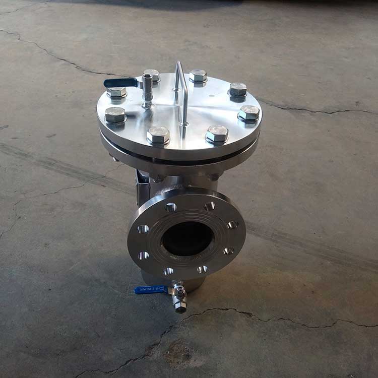 mg冰球突破十大平台生产DN80不锈钢篮式过滤器