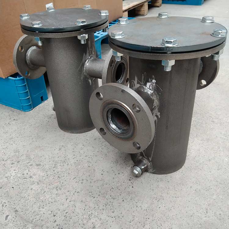 mg冰球突破十大平台供应液体除杂质用DN50篮式过滤器 碳钢材质