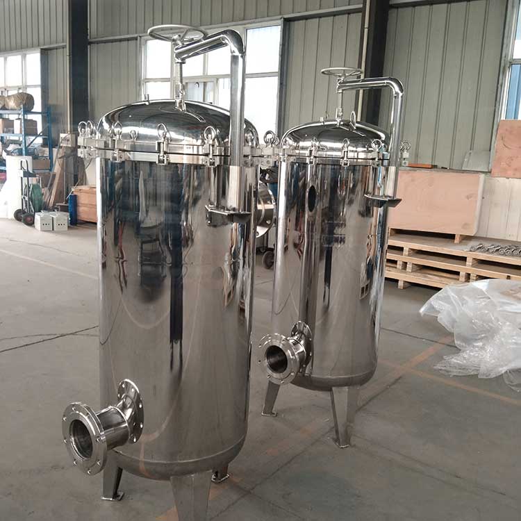 mg冰球突破十大平台生产供应DN125袋式过滤器 5袋 不锈钢壳体