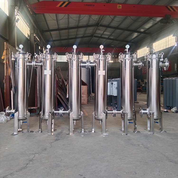 mg冰球突破十大平台生产供应多袋式过滤器 不锈钢材质 DN50&DN80